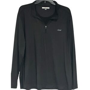 Greg Norman size XL Men's Black Quarter-Zip Shirt